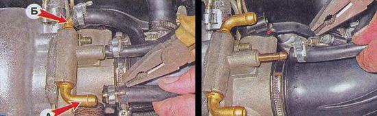 корпус дроссельной заслонки ваз 2107