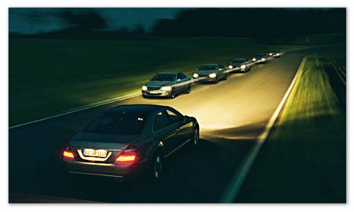 Освещение дороги