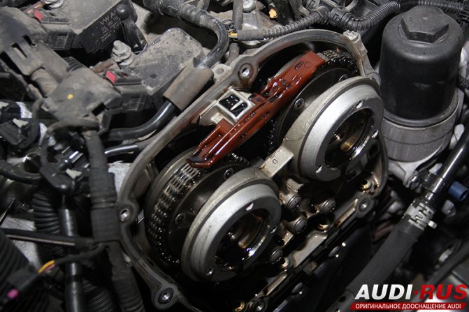 Замена цепи ГРМ на Audi A4 B8 2.0 TFSI - Фотография 13
